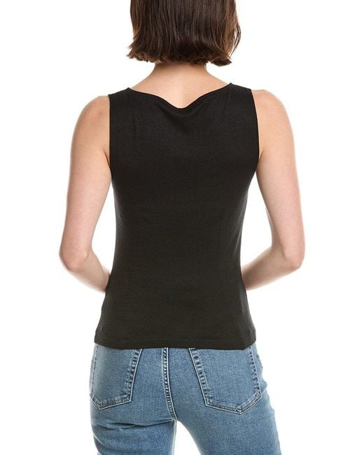 Rag & Bone Black The Knit Boat Neck Tank