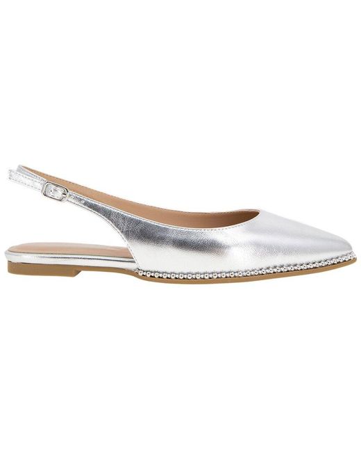 BCBGeneration White Valerie Flat