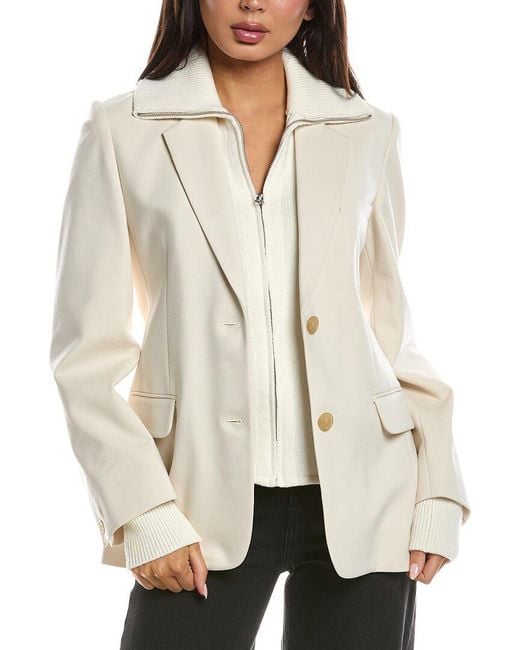 Rag & Bone Natural Frank Ponte Blazer
