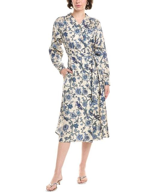 Weekend by Maxmara Natural Gaia Silk Shirtdress