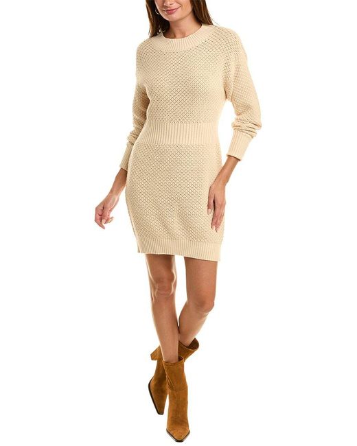 525 America Natural Mock Neck Sweaterdress