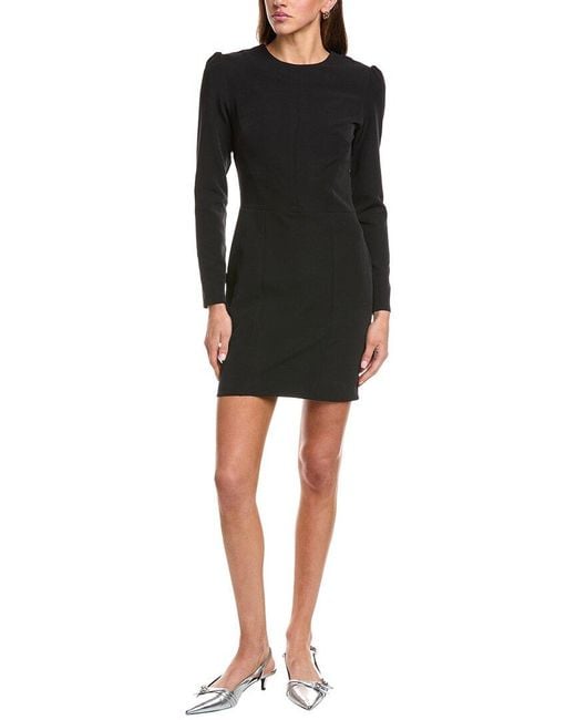 Officine Generale Black Officine Generale Sully Crepe Mini Dress