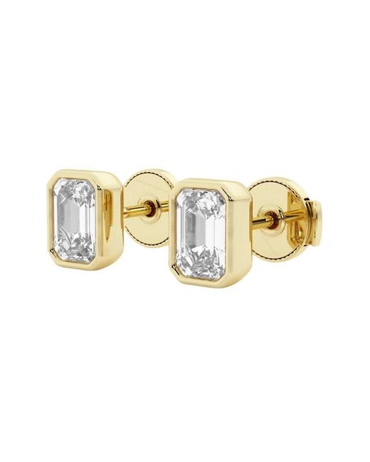 Lab Grown Diamonds Metallic 14K 1.50 Ct. Tw. Lab-Grown Diamond Studs