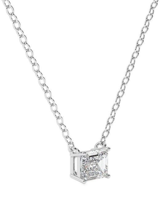 Lab Grown Diamonds Metallic 14K 1.00 Ct. Tw. Lab-Grown Diamond Necklace