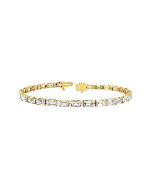 Lab Grown Diamonds White 14K 9.96 Ct. Tw. Lab-Grown Diamond Tennis Bracelet