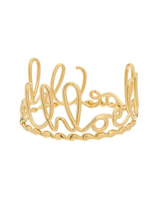 Chloé Gold Metal Bracelet
