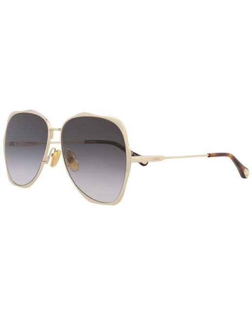 Chloé Metallic Ch0183s 60mm Sunglasses