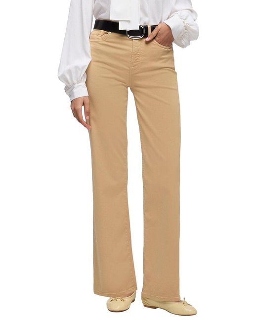 7 For All Mankind Natural Alexa Sateen Straight Leg Jean