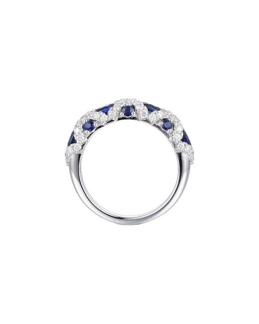 Gregg Ruth Blue 14K 2.46 Ct. Tw. Diamond & Sapphire Ring