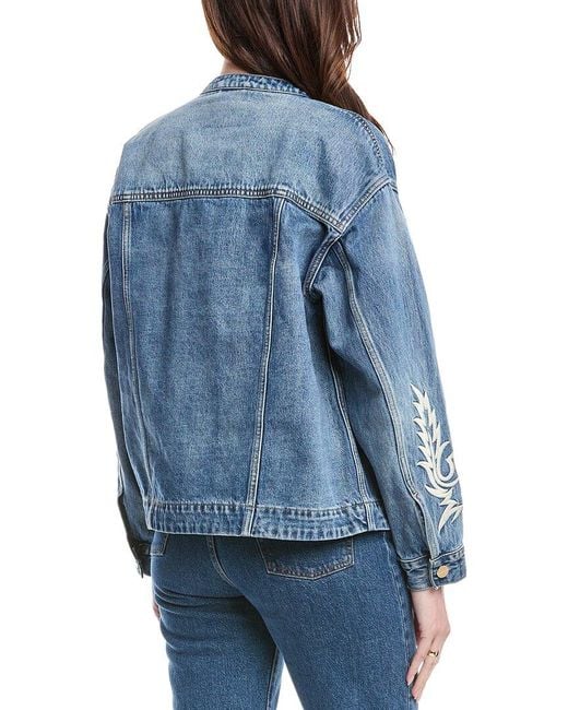 AllSaints Blue Terri Workwear Jacket