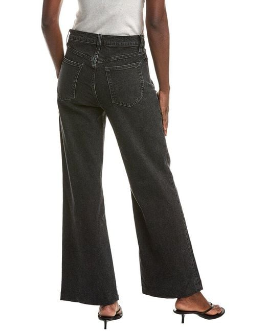 FRAME Black Frame The Refined Vector Wide Leg Jean