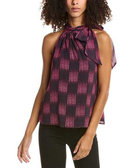 Ramy Brook Purple Leilany Top