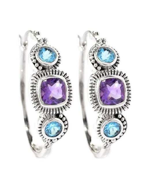 Samuel B. White 2.94 Ct. Tw. Gemstone Earrings
