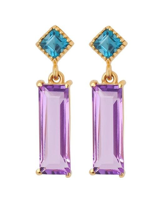 TIRAMISU Pink 14K 3.74 Ct. Tw. Gemstone Earrings