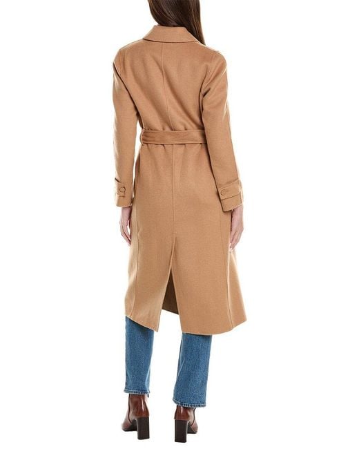 Reiss Natural Emile Wool-Blend Coat