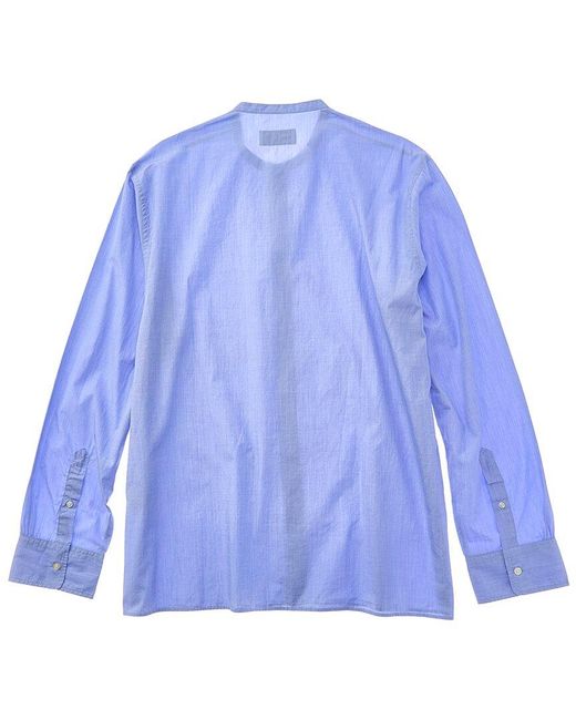 Officine Generale Blue Gaston Shirt for men