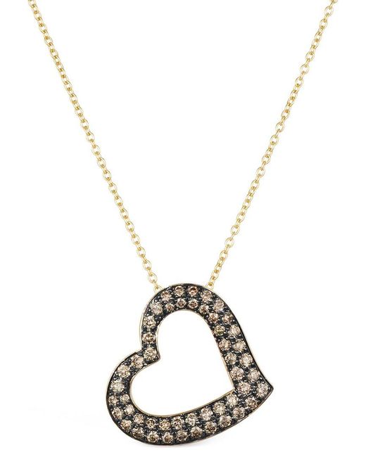 Le Vian Metallic Le Vian Chocolatier 14k 0.71 Ct. Tw. Diamond Pendant Necklace