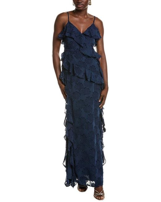 Ramy Brook Blue Lida Maxi Dress