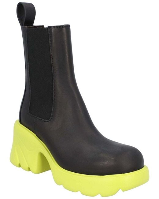 Bottega Veneta Black Leather Flash Bootie (Authentic Pre-Loved)