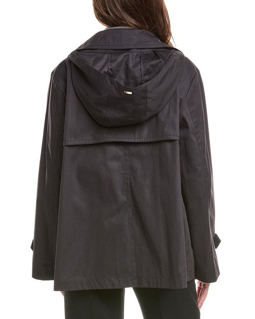 Herno Black Double-Breasted Jacket