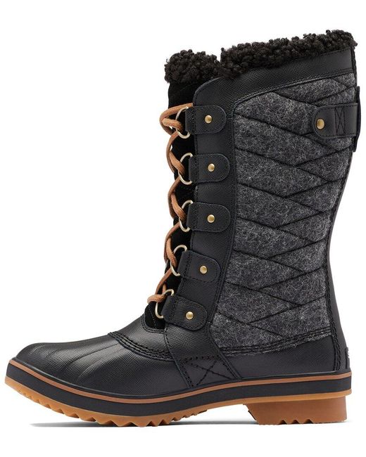 Sorel Black Tofino Ii Waterproof Leather Boot