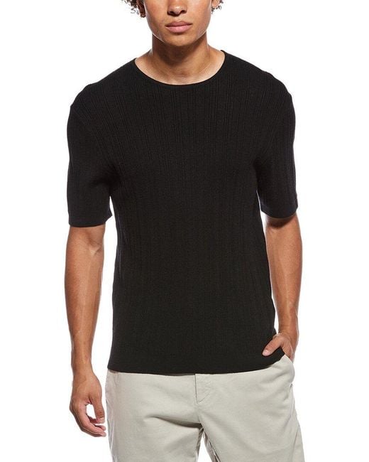 Rag & Bone Black Crawford Wool & Cashmere-Blend Shirt for men