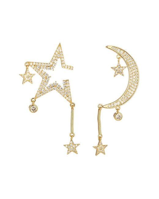 Eye Candy LA Metallic The Luxe Collection Cz Elix Earrings