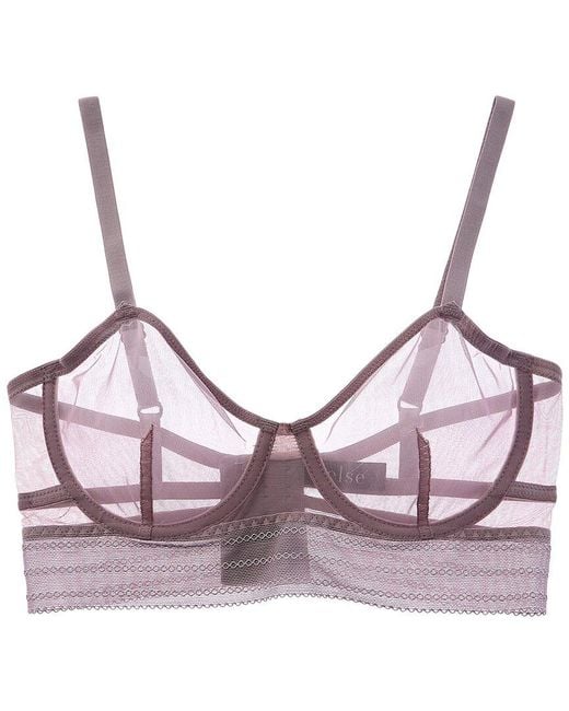 Else Purple Bare Underwire Full Cup Longline Bra