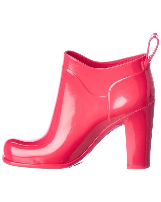 Bottega Veneta Pink Shine Rubber Bootie