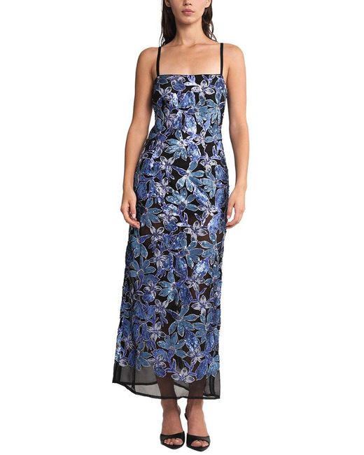 Sabina Musayev Blue Ellowina Dress