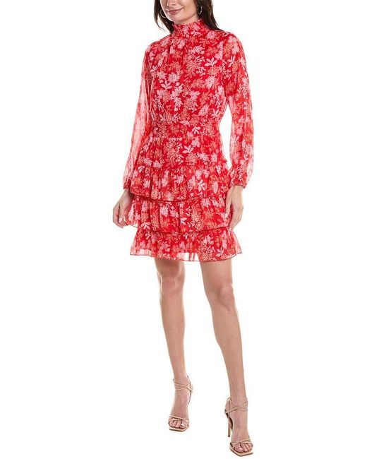 Nanette Lepore Red A-line Dress