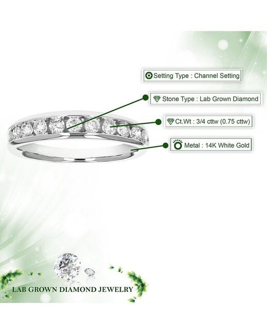 Amairah White 14K 0.75 Ct. Tw. Lab-Grown Diamond Ring