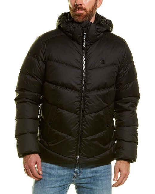 G-Star RAW Raw Whistler Quilted Jacket Black for Men | Lyst