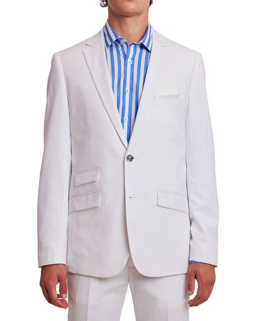 Paisley & Gray Blue Dover Notch Jacket for men