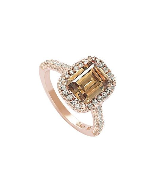 Suzy Levian CZ Jewelry White Suzy Levian Silver Cz Ring