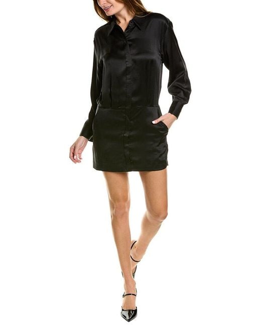 Equipment Claudette Silk Dress in Black Lyst