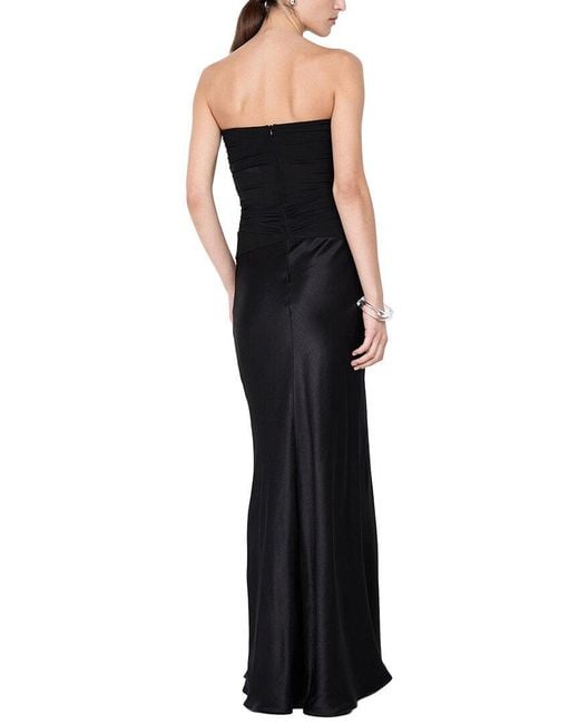 Bec & Bridge Black Millah Strapless Dress
