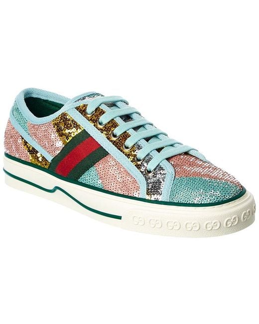 Gucci sequin sneakers on sale