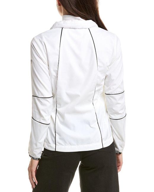 Post Card White Light Rain Jacket
