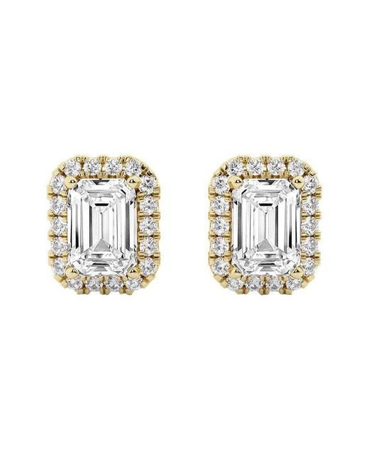 Lab Grown Diamonds Metallic 14k 3.50 Ct. Tw. Lab-grown Diamond Studs