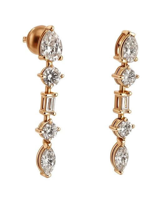 Prince Diamond & Jewelry White 14k 3.79 Ct. Tw. Lab-grown Diamond Mixed-cut Earrings