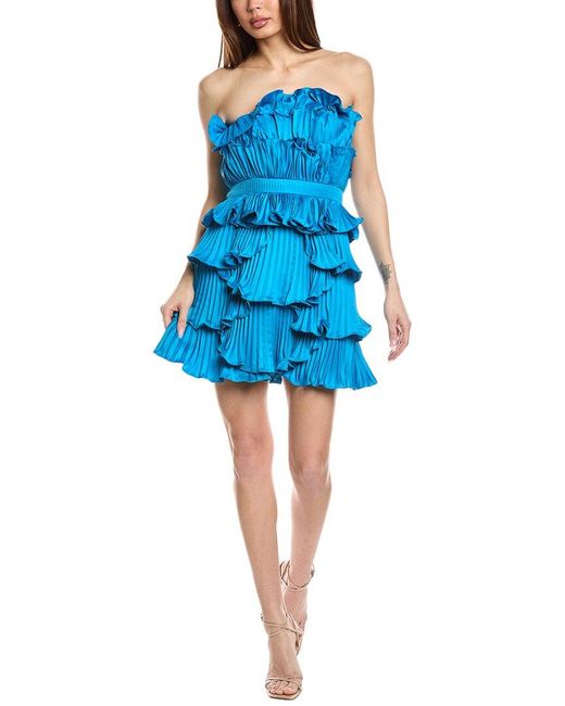 strapless open back dress Givenchy Pleated Maxi Dress – Runway Catalog
