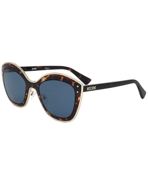 Moschino Blue Mos050 51mm Sunglasses