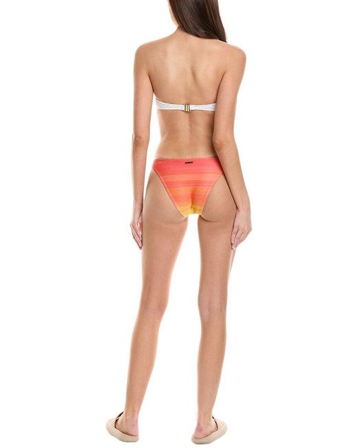 MILLY Red Bikini Bottom