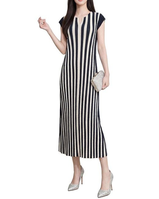 Adele Berto White Midi Dress