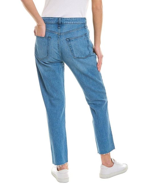 Rag & Bone Blue Nina High-rise Poppy Ankle Cigarette Jean