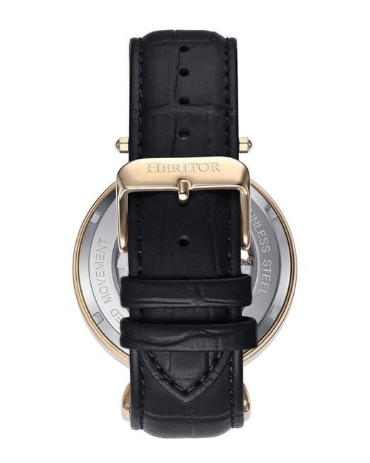 Heritor Gray Heritor Lincoln Watch for men