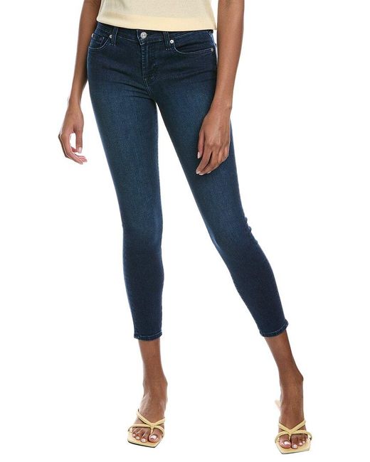 7 For All Mankind Blue Ankle Gwenevere Kaia Ankle Skinny Jean