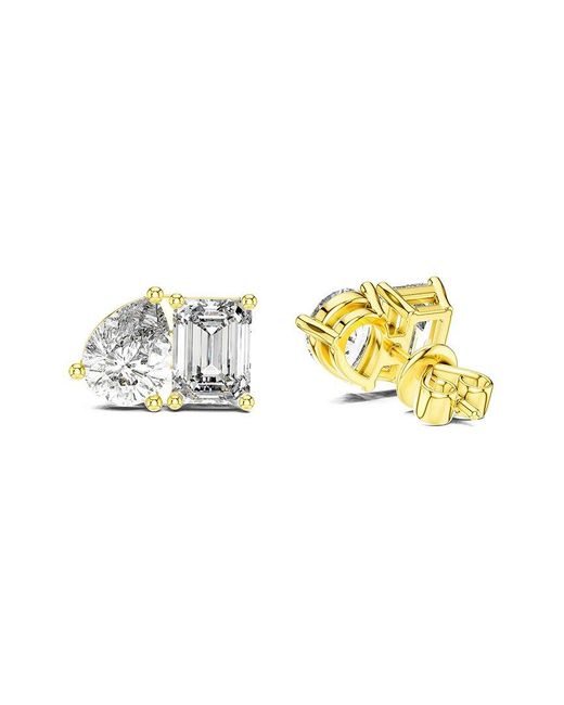 Amairah White 14K 4.00 Ct. Tw. Lab-Grown Diamond Stud Earrings