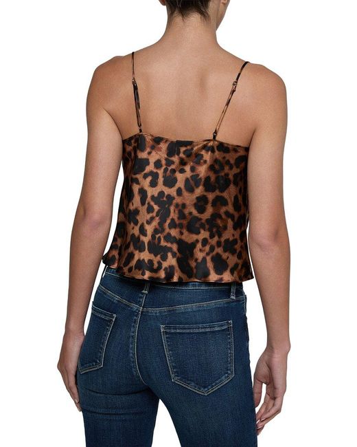 L'Agence Blue Calista Tank Top
